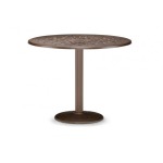 56″ Round Bar Height Table W/ Hole