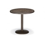 48″ Round Bar Height Table W/ Hole
