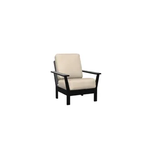 Antero MGP Cushion Arm Chair - Black / Grasscloth Dune
