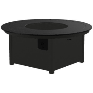 54" Round MGP Top Fire Table - Black