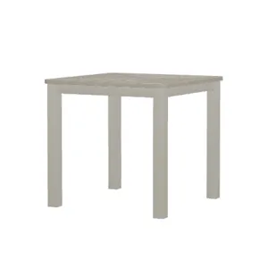 21" Square End Table - Warm Grey