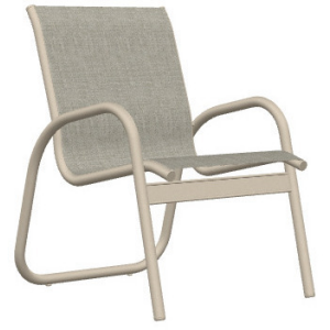 Gardenella Sling Stacking Arm Chair - Desert Sand / Trout