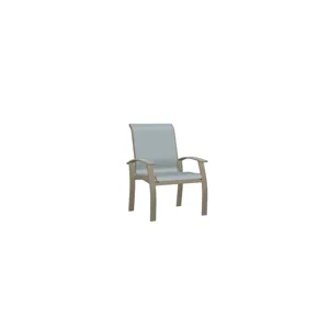 Belle Isle Sling Arm Chair w/ Polymer Arms  - Storm / Winter