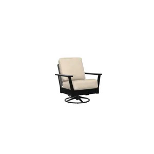 Antero MGP Cushion Swivel Rocker  - Black / Grasscloth Dune
