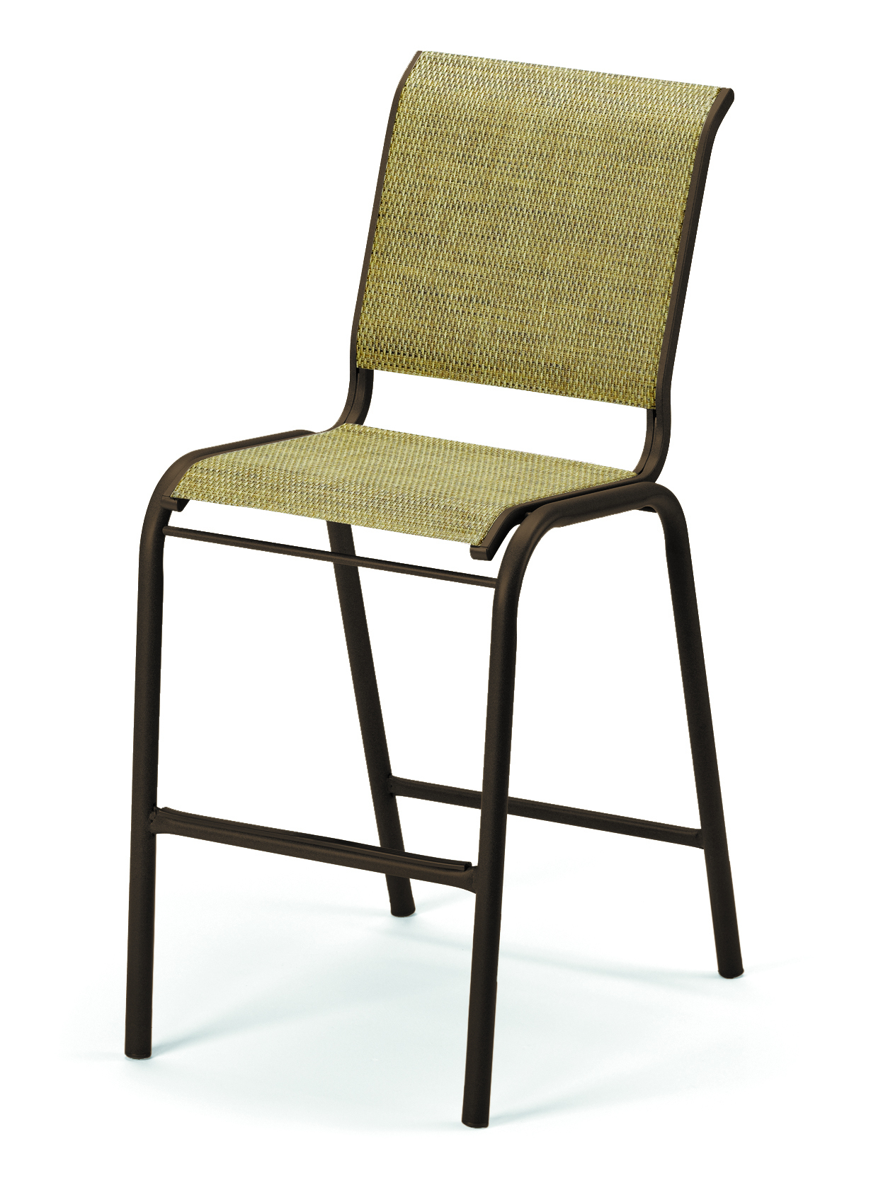 Reliance Contract Sling Bar Height Stacking Armless Chair by Telescope