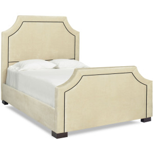 Dream Creations Queen Concave Upholstered Bed with Footboard	