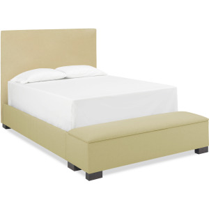 Dream Creations Upholstered Queen Bed with Footboard with Storage
