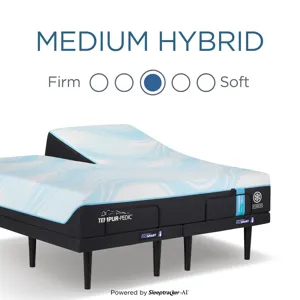 TEMPUR-Breeze® Tempur-LuxeBreeze® Medium Hybrid Split Head King Mattress