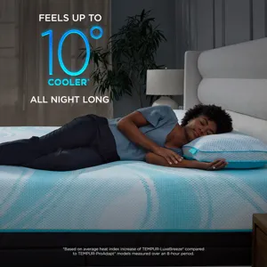 TEMPUR-Breeze® Tempur-LuxeBreeze® Medium Hybrid Split Head King Mattress