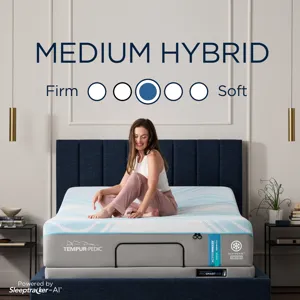 TEMPUR-Breeze® TEMPUR-ActiveBreeze® Medium Hybrid Twin XL (with Base)