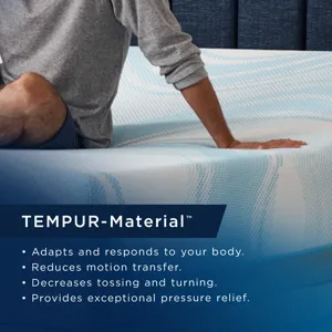 TEMPUR-Breeze&reg; TEMPUR-ActiveBreeze&reg; Medium Hybrid Split Cal King (with Base)