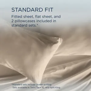 Linens TEMPUR Classic Cotton Sheet Set Sandstone