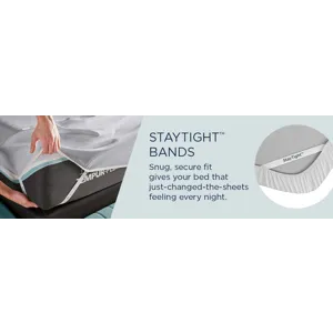 Linens TEMPUR Classic Cotton Sheet Set Sleepy Blue