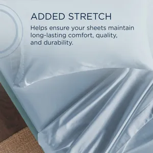 Linens TEMPUR Classic Cotton Sheet Set Sleepy Blue
