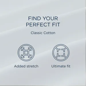 Linens TEMPUR Classic Cotton Sheet Set Sleepy Silver Mist