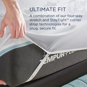 Linens TEMPUR Classic Cotton Sheet Set Cool Gray