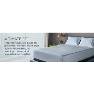 Linens TEMPUR Luxe Egyptian Cotton Sheet Set Sleepy Blue