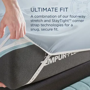 Linens TEMPUR Luxe Egyptian Cotton Sheet Set Sleepy Blue