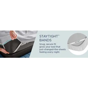 Linens TEMPUR Luxe Egyptian Cotton Sheet Set Silver Mist