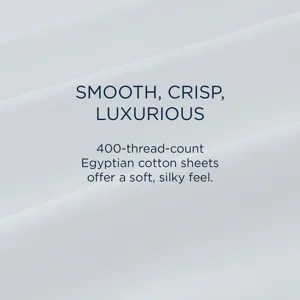 Linens TEMPUR Luxe Egyptian Cotton Sheet Set Silver Mist