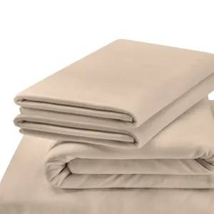 Linens TEMPUR Rayon from Bamboo Sheet Set Sandstone