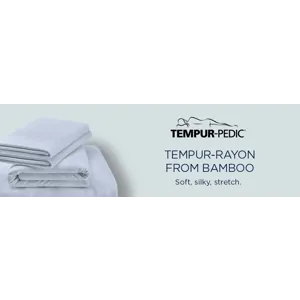 Linens TEMPUR Rayon from Bamboo Sheet Set Sandstone