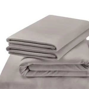 Linens TEMPUR Rayon from Bamboo Sheet Set Cool Gray