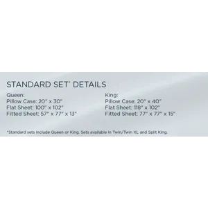 Linens TEMPUR Rayon from Bamboo Sheet Set Cool Gray