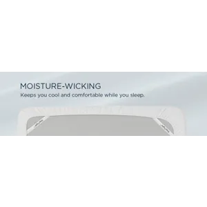 Linens TEMPUR Rayon from Bamboo Sheet Set Cool Gray