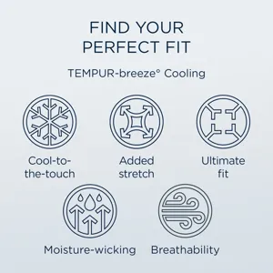 Linens TEMPUR breeze cooling Sheet Set White