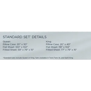 Linens TEMPUR ProAir Sheet Set White