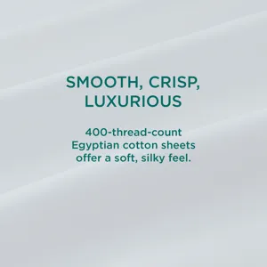 Linens TEMPUR Luxe Egyptian Cotton Pillowcase Set  White