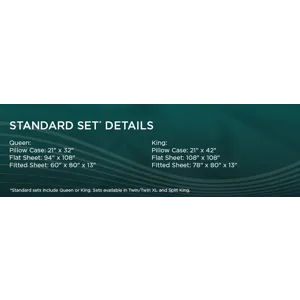 Linens TEMPUR Luxe Egyptian Cotton Pillowcase Set  White