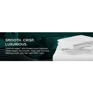 Linens TEMPUR Luxe Egyptian Cotton Pillowcase Set  Sleepy Blue