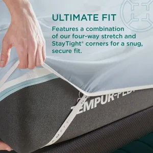 Linens TEMPUR Luxe Egyptian Cotton Pillowcase Set  Sleepy Blue