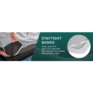 Linens TEMPUR Luxe Egyptian Cotton Pillowcase Set  Sleepy Blue