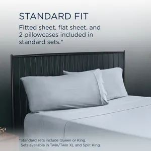 Linens Tempur-Pedic ProPerformance Pillowcase Set - Sleepy Blue