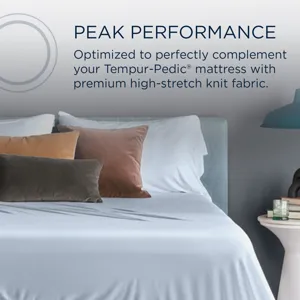 Linens Tempur-Pedic ProPerformance Pillowcase Set - Sleepy Blue