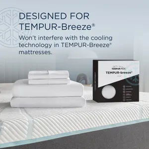 Linens Tempur-Pedic Breeze Pillowcase Set - White