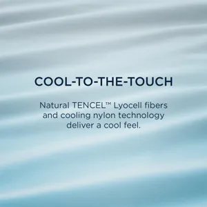 Linens Tempur-Pedic Breeze Pillowcase Set - Sleepy Blue