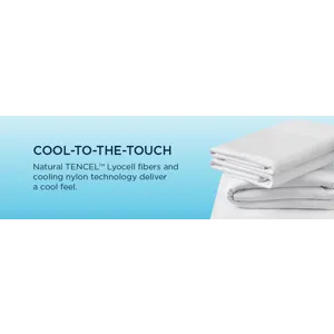 Linens Tempur-Pedic Breeze Pillowcase Set - Sleepy Blue