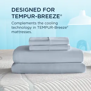 Linens Tempur-Pedic Breeze Pillowcase Set - Sleepy Blue