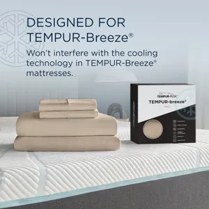 Linens Tempur-Pedic Breeze Pillowcase Set - Sandstone