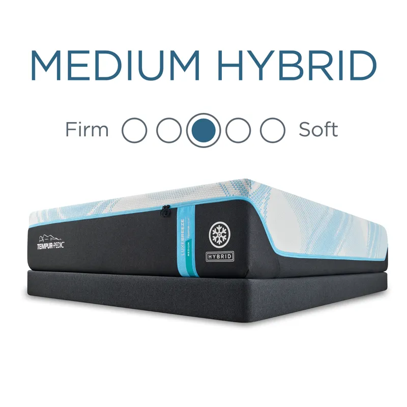 TEMPUR-Breeze® Tempur-LuxeBreeze® Medium Hybrid