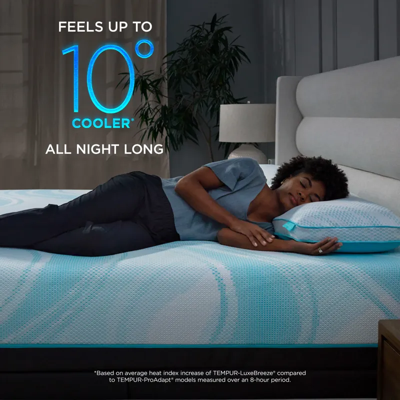 TEMPUR-Breeze® Tempur-LuxeBreeze® Firm Split Head King Mattress