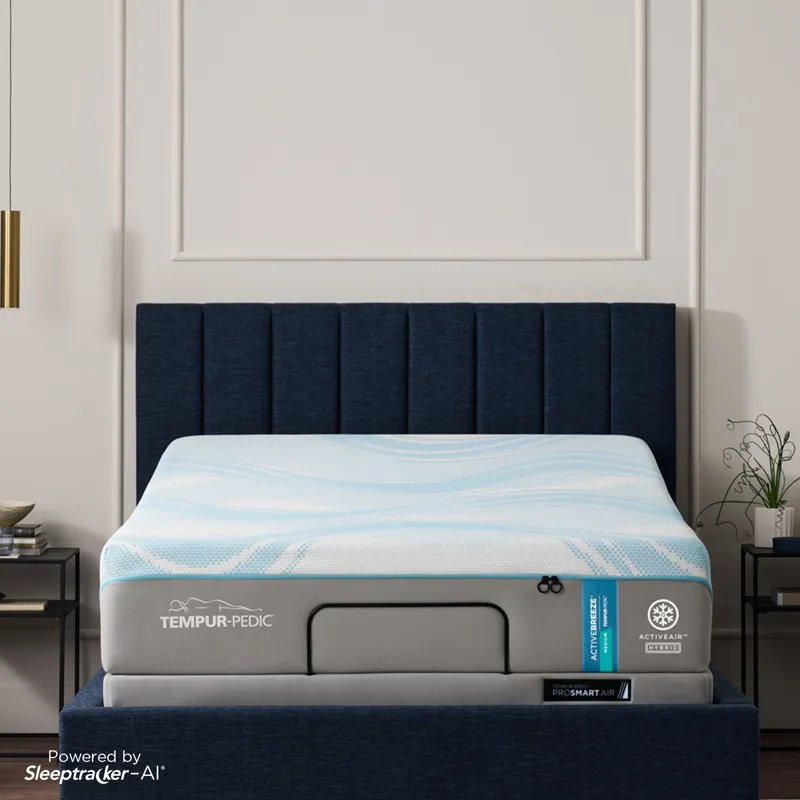 TEMPUR-Breeze® TEMPUR-ActiveBreeze® Medium Hybrid Twin XL (with Base)