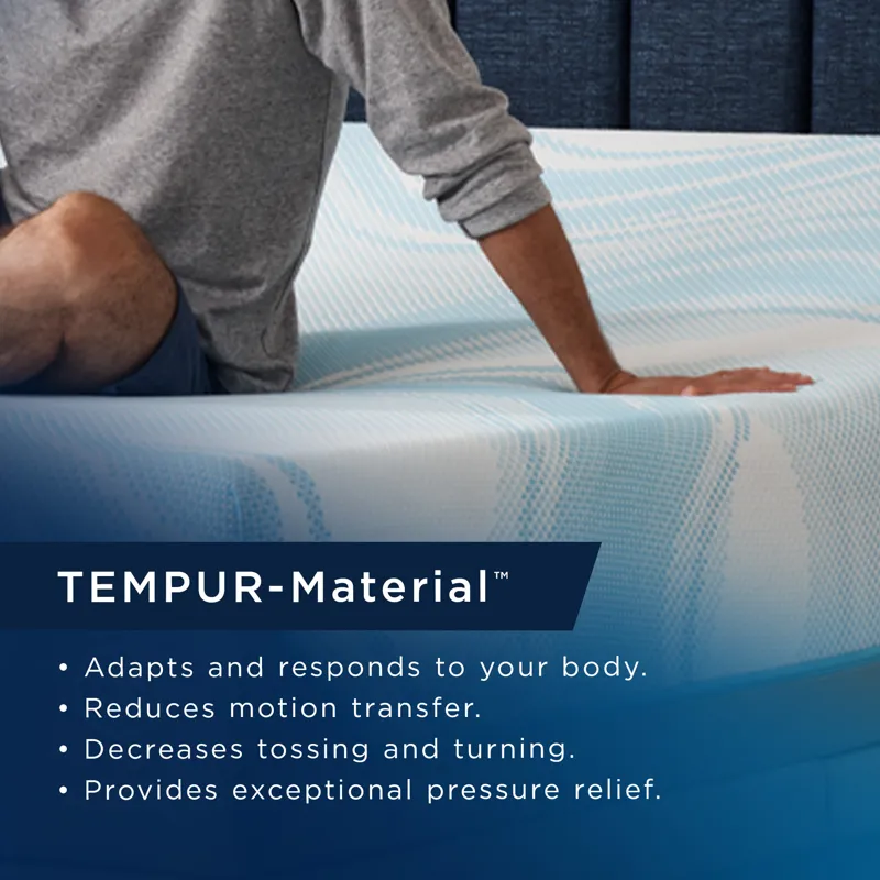 TEMPUR-Breeze® TEMPUR-ActiveBreeze® Medium Hybrid Queen (with Base)