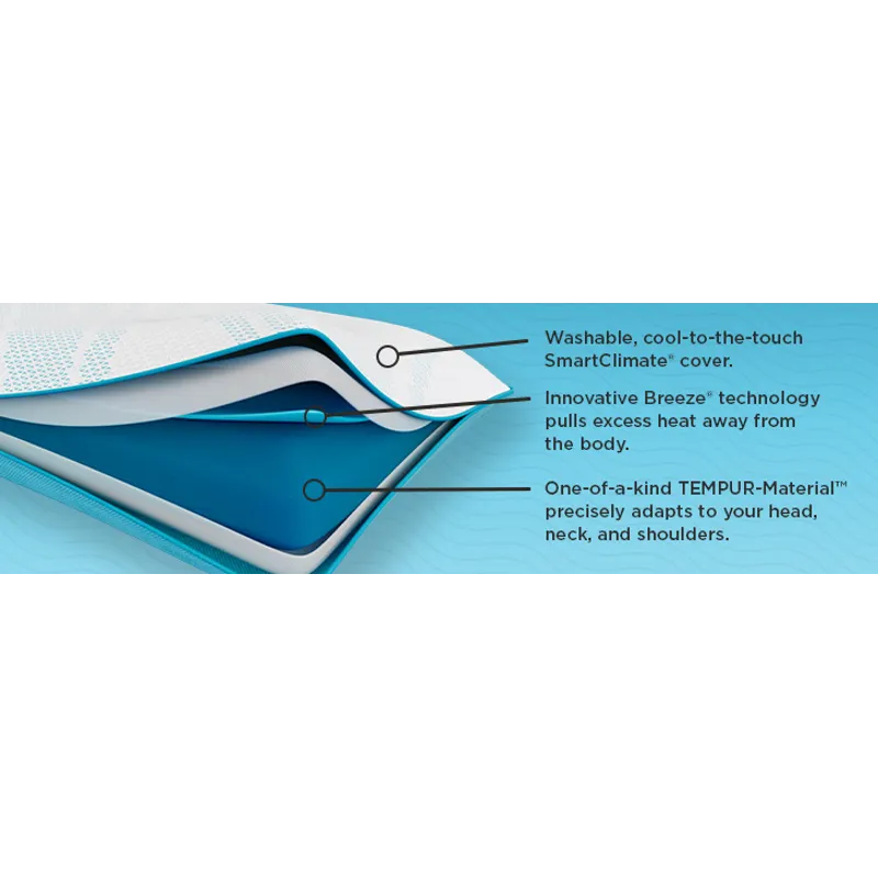 TEMPUR-Breeze® Tempur-Pedic Breeze ProLo 2.0