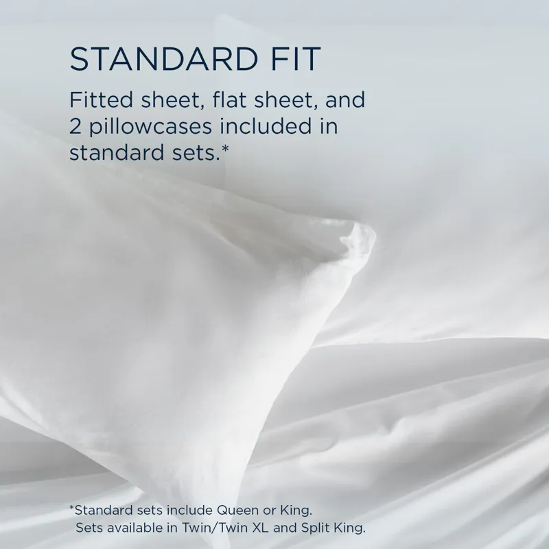 Linens TEMPUR Classic Cotton Sheet Set White