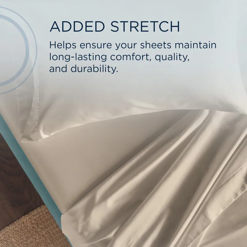 Linens TEMPUR Classic Cotton Sheet Set Sandstone